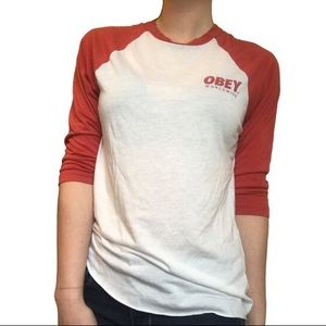 Obey Baseball Tee